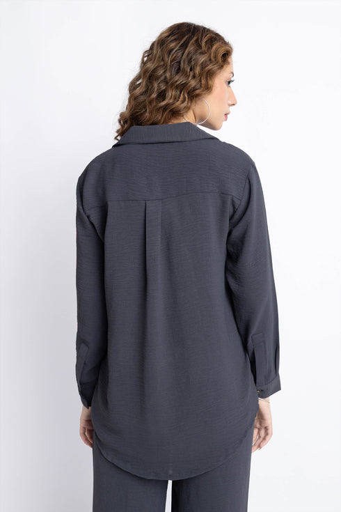 The Charcoal Regular Fit Shirt